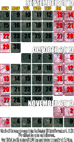 Dates & Hours of Operation